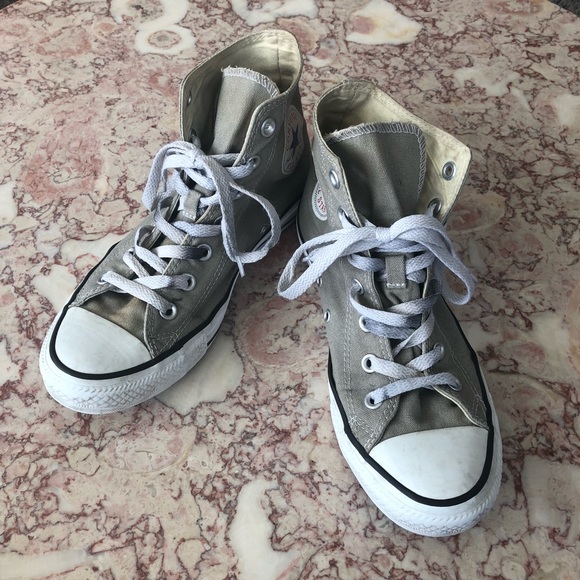 Converse Shoes - Converse Hi-Top Sneakers Gray unisex